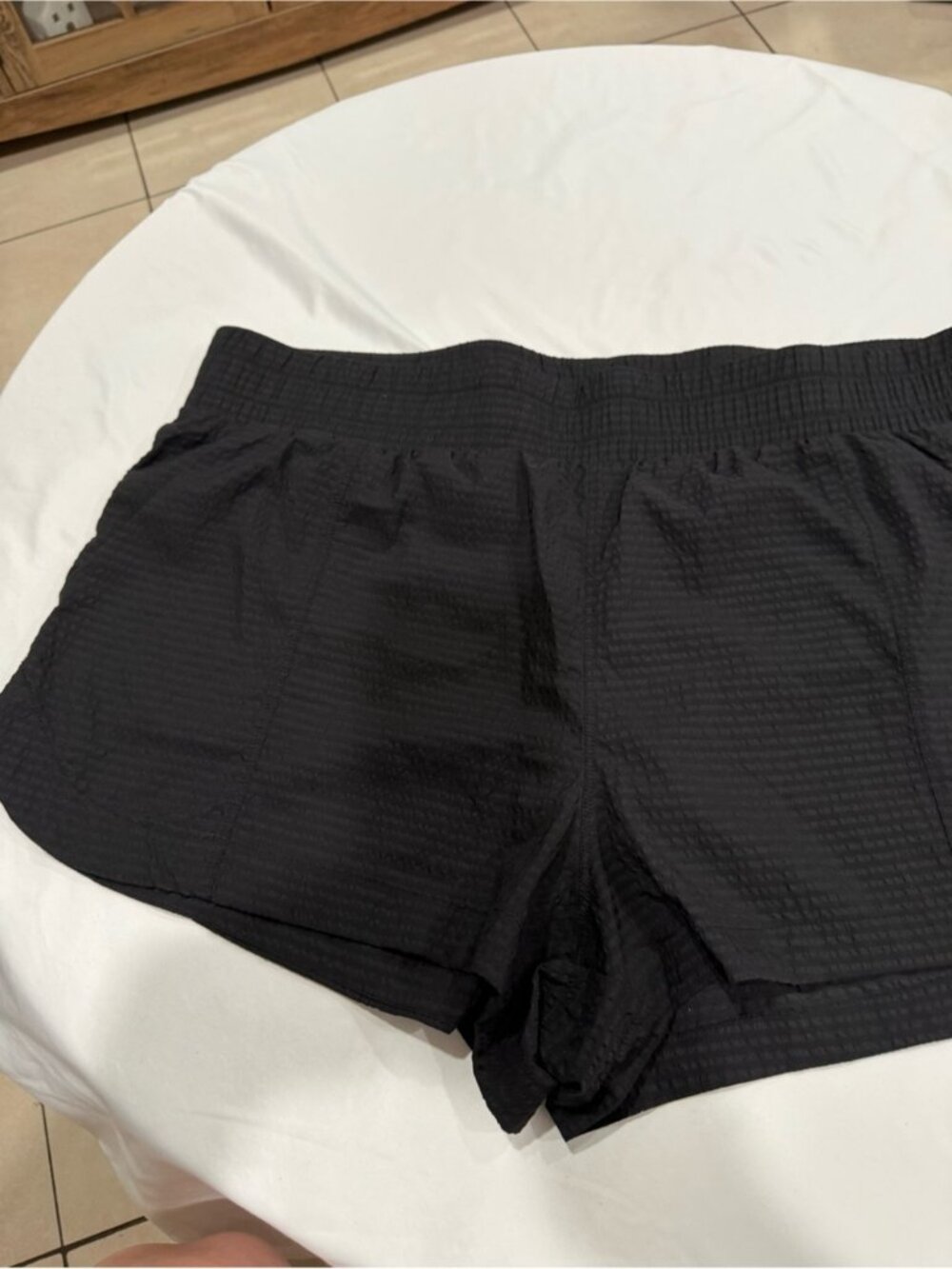Avia Women's Black Athletic Shorts with Elastic Waist